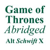 Podcast Game of Thrones Abridged – Alt Schwift X