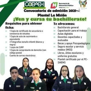 ¡Ven Y Cursa Tu Bachillerato!